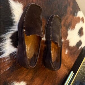BOEMOS ITALIAN BROWN SUEDE LOAFER - SZ 10.5